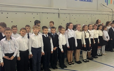 Торжественная церемония посвящения обучающихся начальных классов в Орлята России состоялась в 10 средней школе